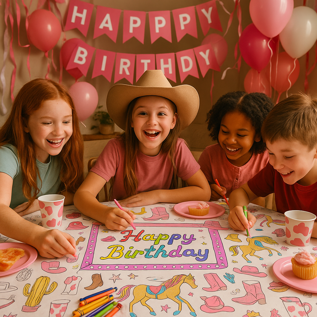 cowgirl birthday party decorations