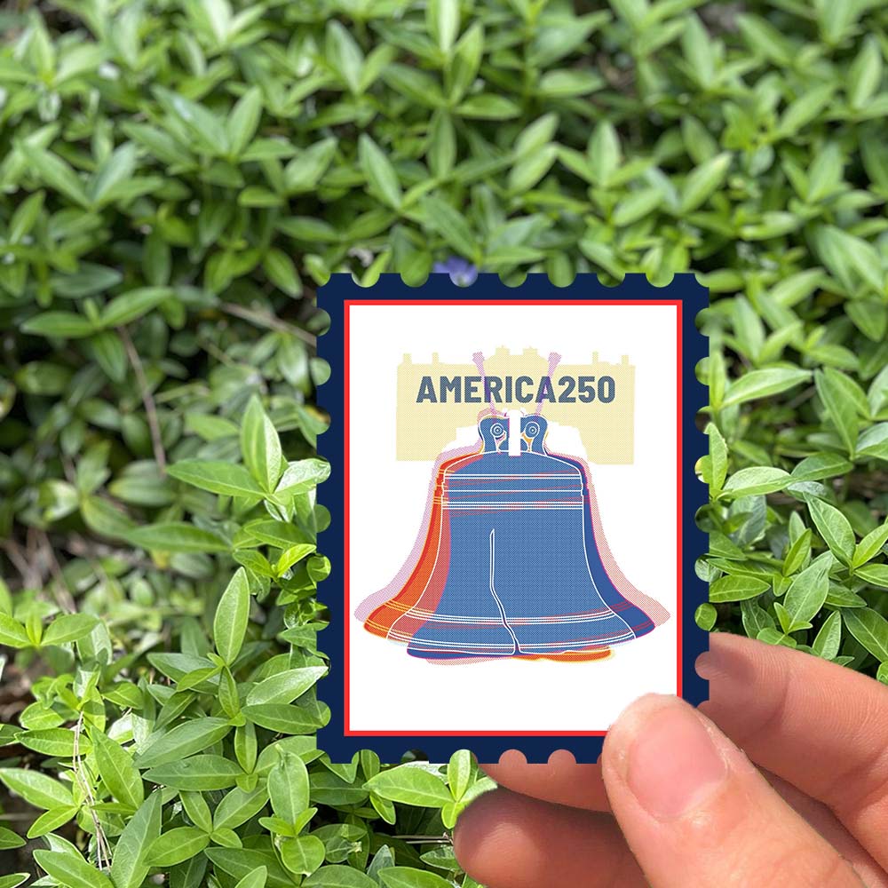 America 250 Liberty Bell Die Cut Waterbottle/ Laptop Sticker – Creative ...