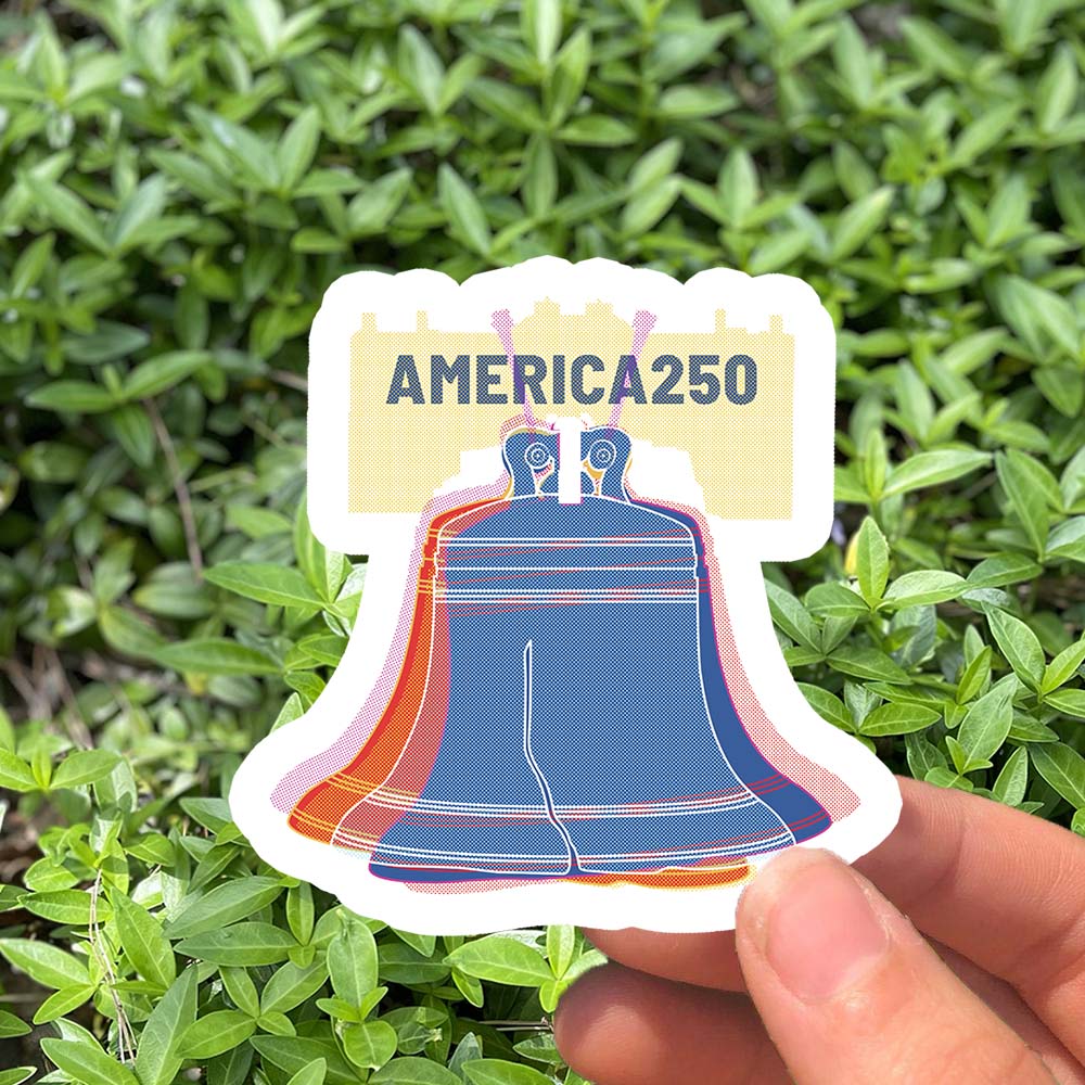 America 250 Liberty Bell Die Cut Waterbottle/ Laptop Sticker – Creative ...
