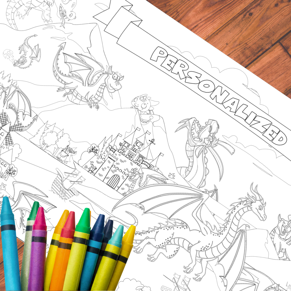 Dragon_Coloring-Tablecloth-Party