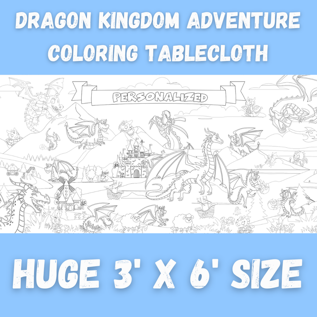 Dragon_Coloring-Tablecloth