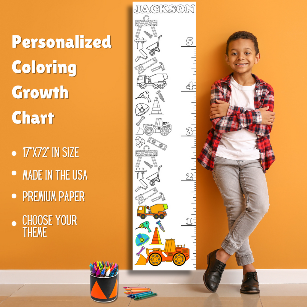 Personalized Growth Chart Creative Crayons