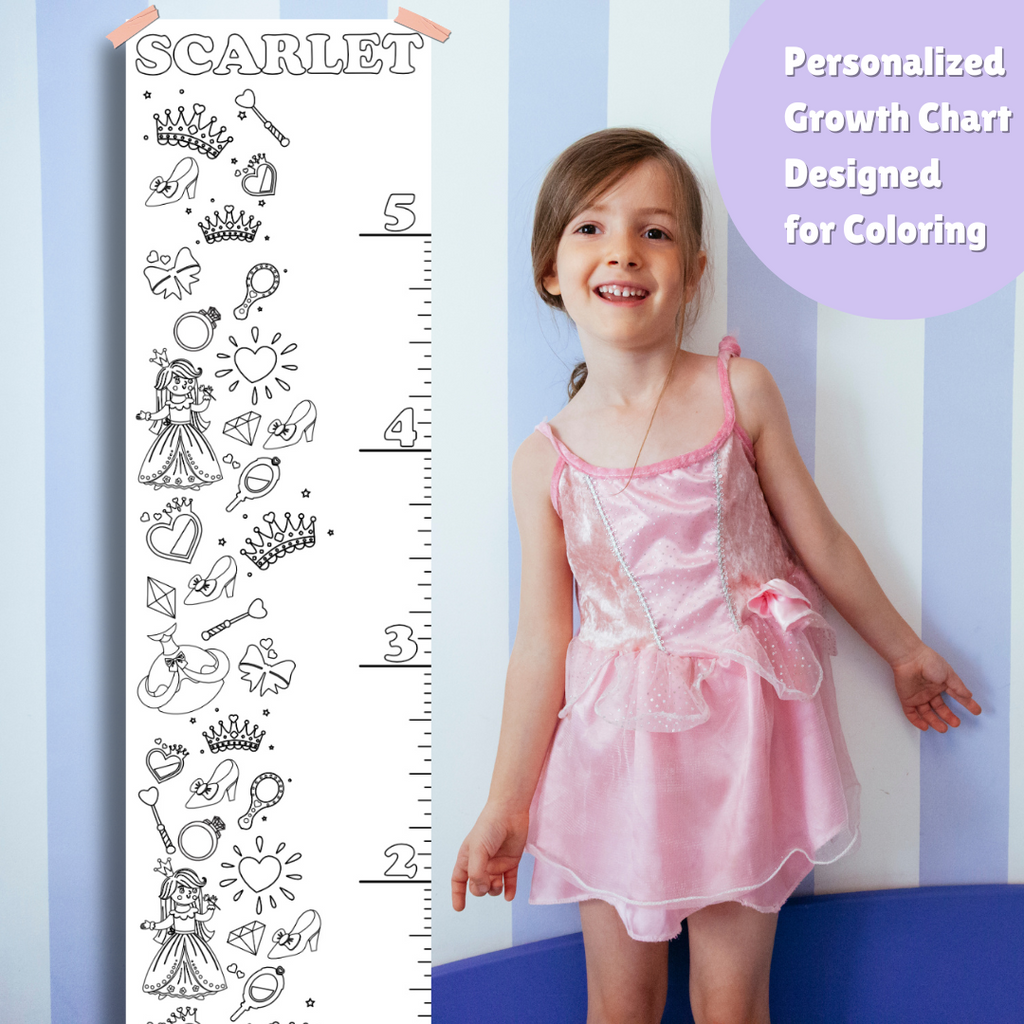 Personalized Growth Chart Creative Crayons