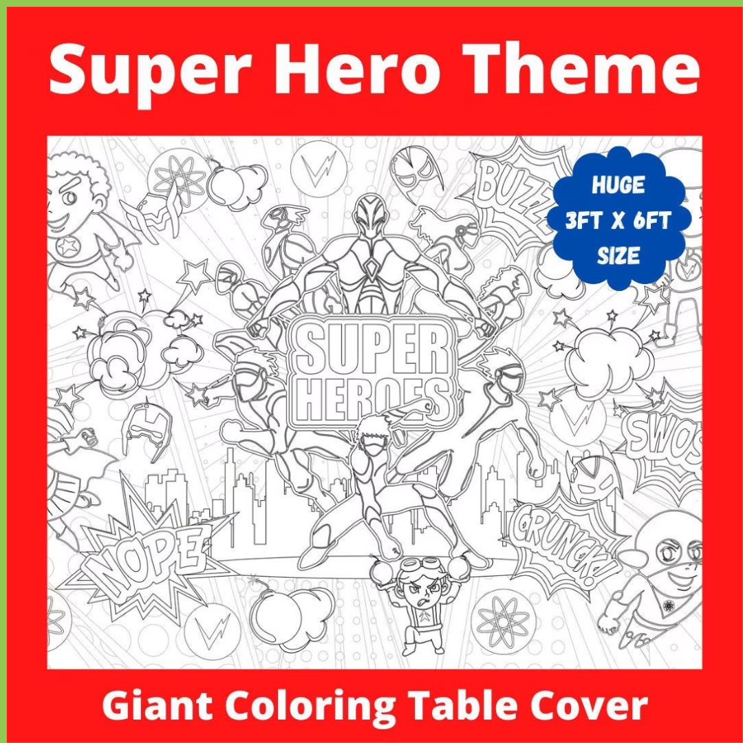 Jumbo Coloring Party