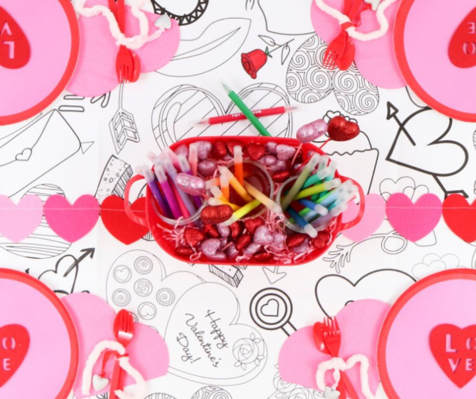 Party & Valentine Favors- Rainbow Stackable Crayon