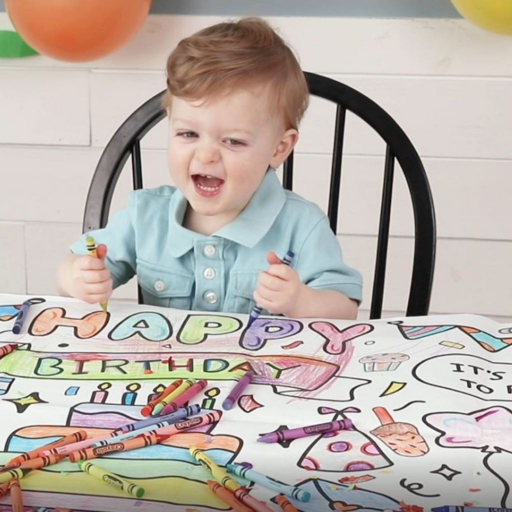 Coloring Tablecloths – Creative Crayons Workshop